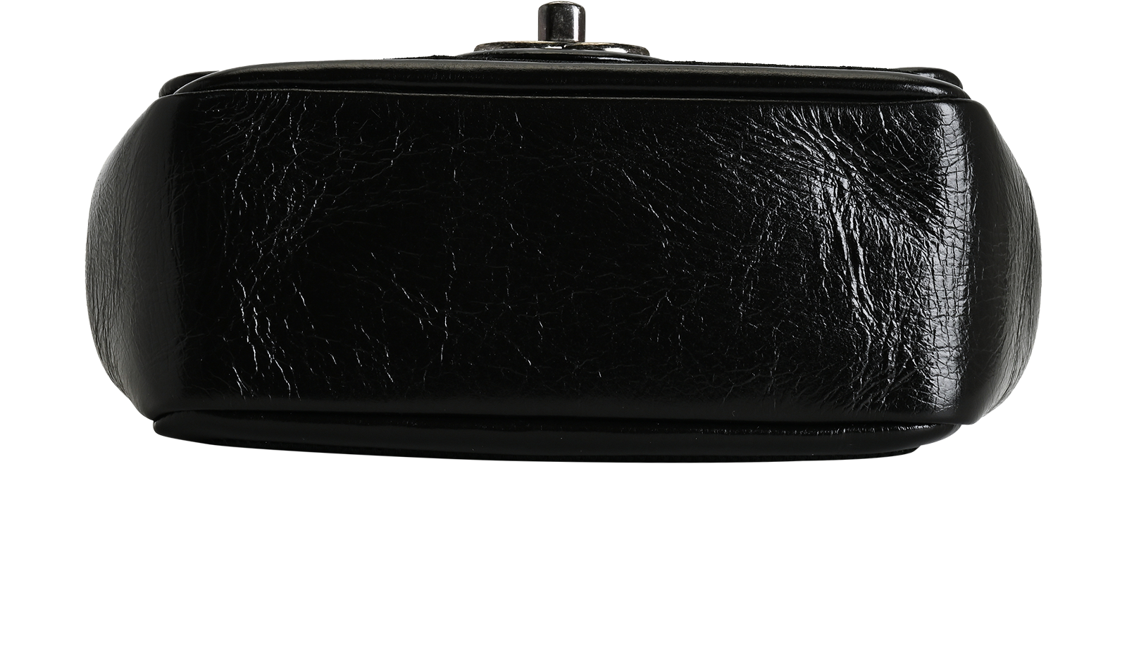 Mini Square Flap, &pound;2,800, Handbags, Black, Leather, Top view